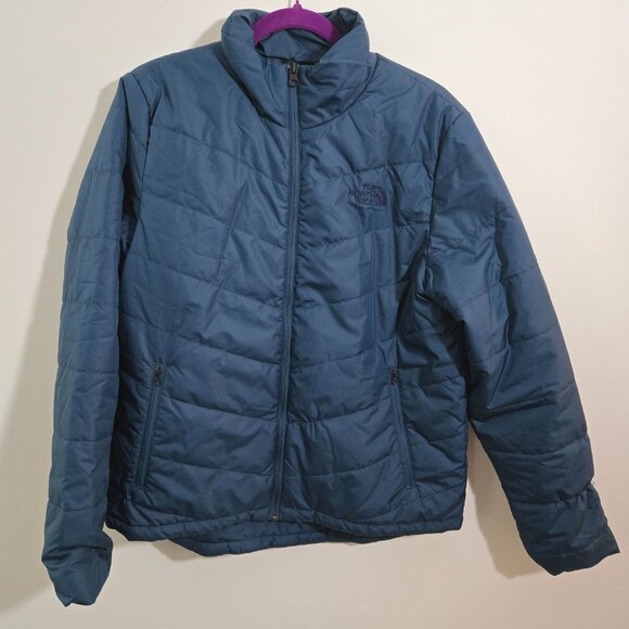 The North Face light puffer jacket teal size L - Picture 1 of 3